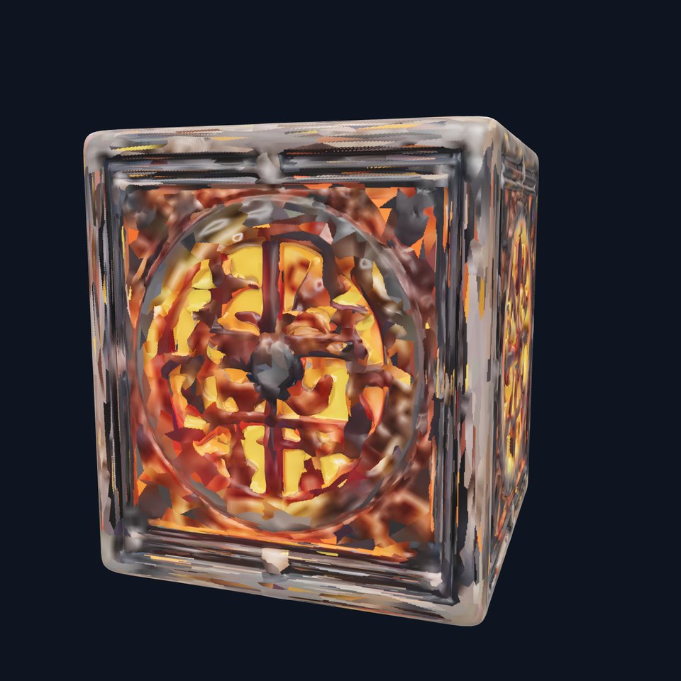 Steampunk Gear Cube Model Pack